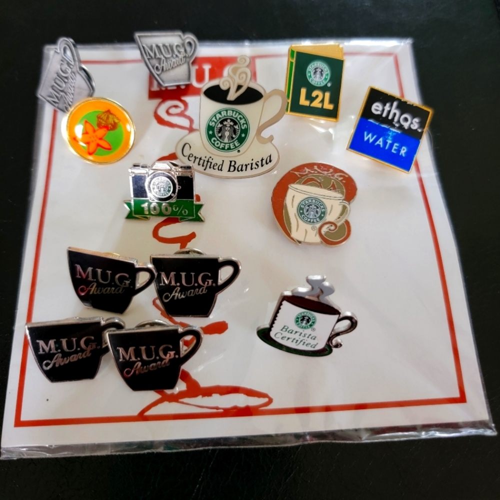 Starbucks Barista Pins
